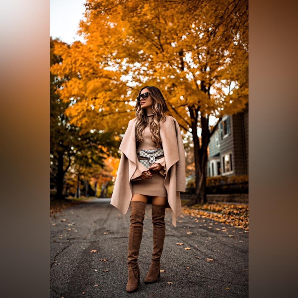 Stuart Weitzman Gillian 60 City over the knee boots camel